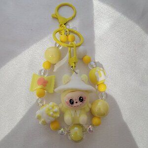 THE MONSTERS Dangling LABUBU Charm keychain, mobile phone chain, bag chain  #3